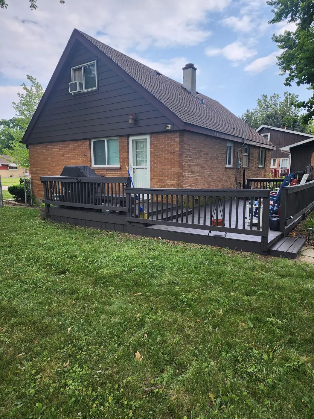 Finished exterior painting project