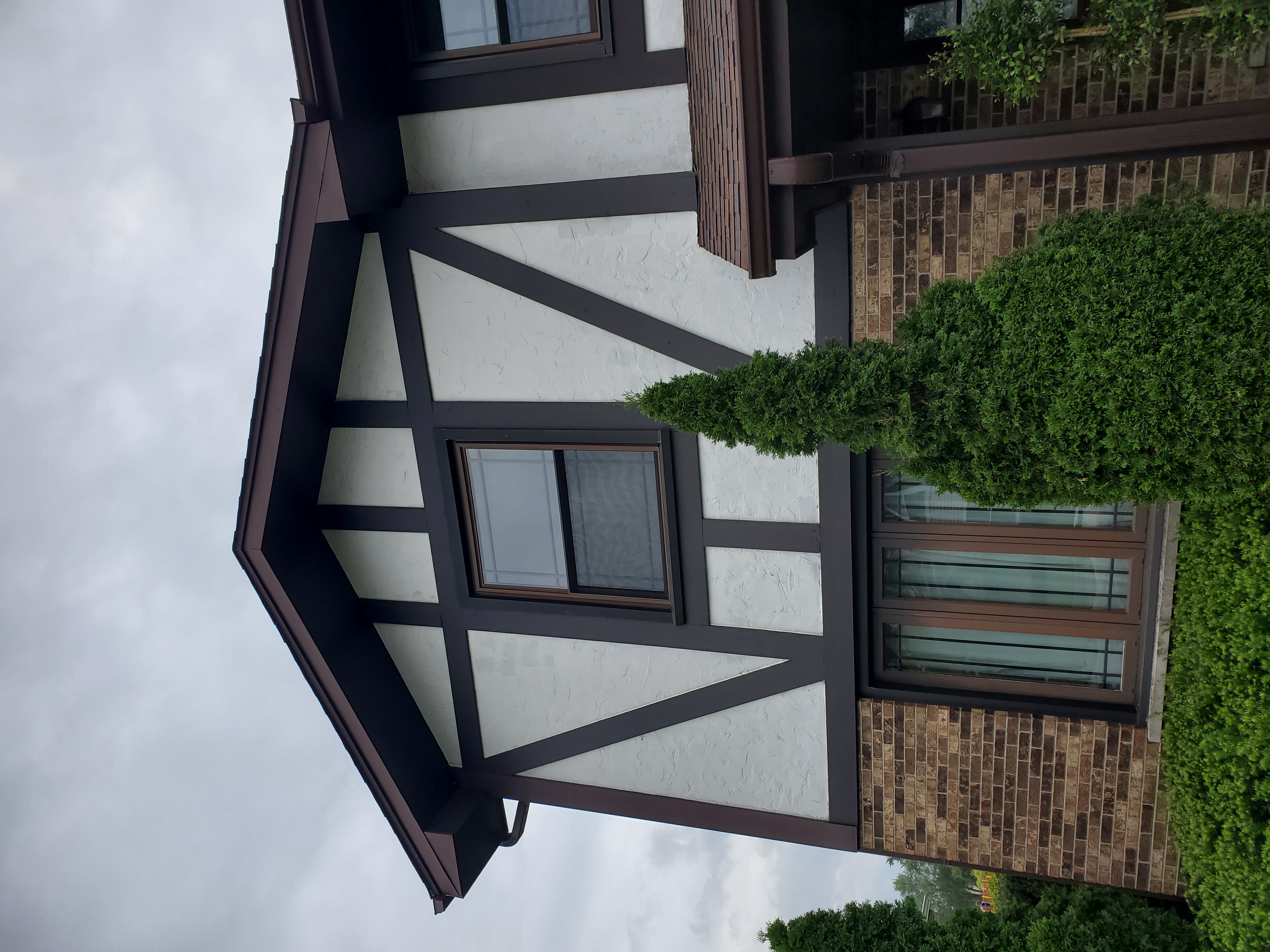 Siding after construction and paint
